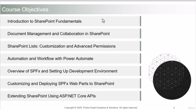 Mastering SharePoint & SPFx Dev with ASP.NET Core (Jan 2025) – Screenshot 1