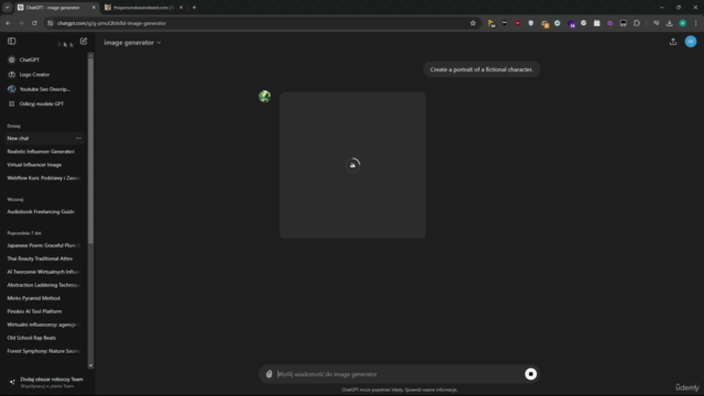 Kurs wirtualny infuencer z AI – Screenshot 4