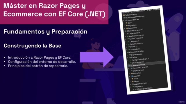 Máster en Razor Pages y Ecommerce con EF Core (.NET 9) – Screenshot 1