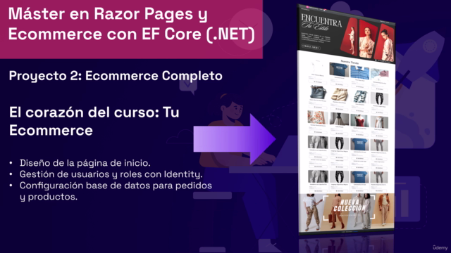 Máster en Razor Pages y Ecommerce con EF Core (.NET 9) – Screenshot 2