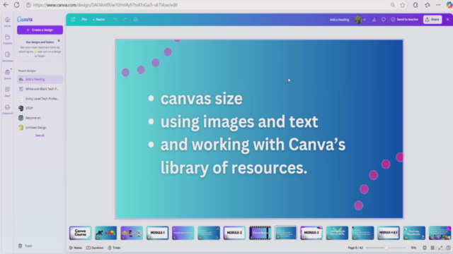 Learn Canva from Basic to Advanced and Earn Money in 2025 – Screenshot 1