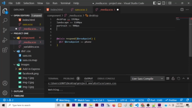 Complete HTML and CSS with SCSS course ( 2 projects) – Screenshot 2