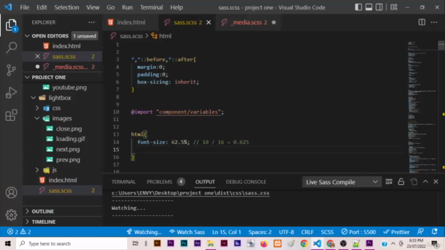Complete HTML and CSS with SCSS course ( 2 projects) – Screenshot 3