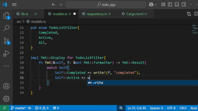 Framework Axum: Construa um App Todo Interativo com Rust – Screenshot 4