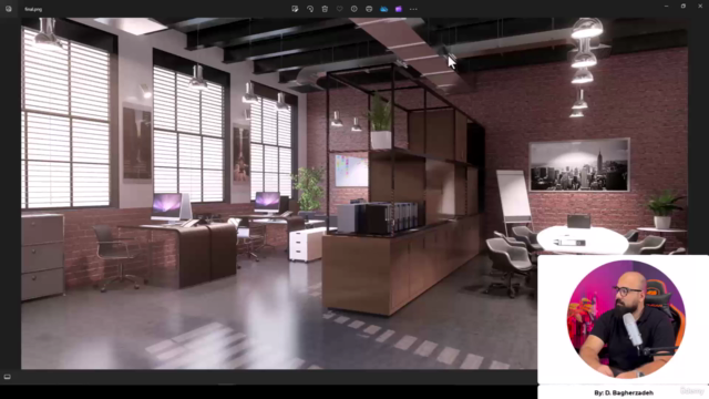 Revit Industrial Office- Interior Design- Structural and MEP – Screenshot 1