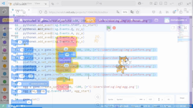 Od scratcha do pythona – Screenshot 1