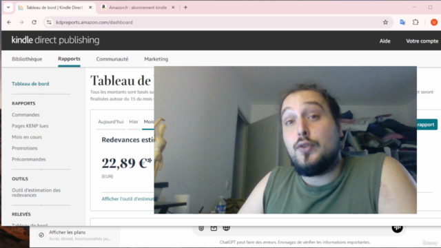 Créer un business pour vivre de ses livres avec ChatGPT – Screenshot 4