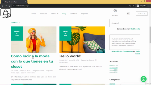 Máster en Creación de Tiendas en Línea con WooCommerce – Screenshot 4