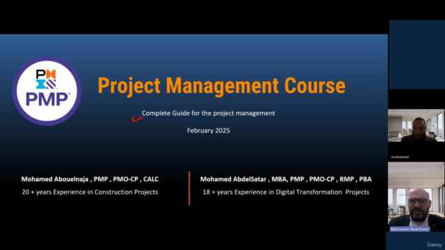 PMP Certification Prepration Course – Screenshot 1