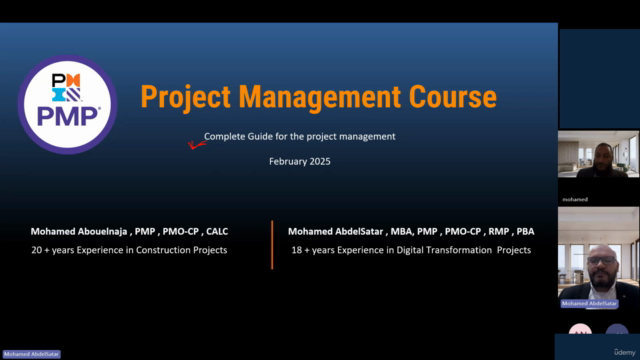 PMP Certification Prepration Course – Screenshot 2