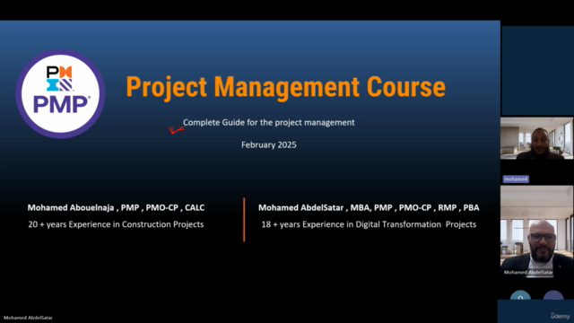 PMP Certification Prepration Course – Screenshot 3