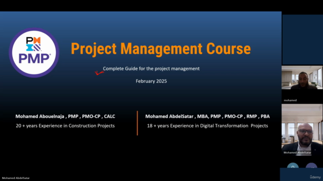 PMP Certification Prepration Course – Screenshot 4