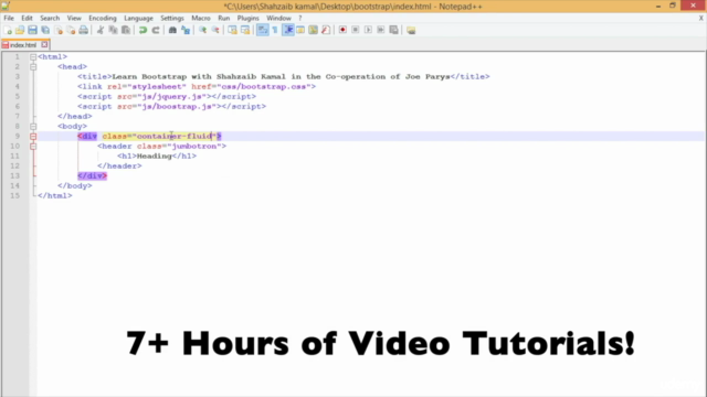 The Complete Bootstrap Masterclass Course - Build 4 Projects – Screenshot 3