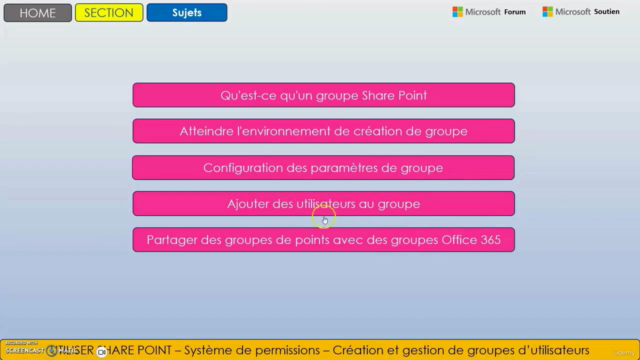 Administration des autorisations dans Share Point. 46 PPT – Screenshot 4