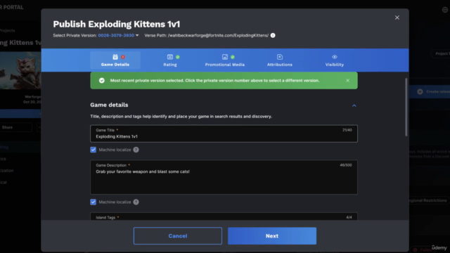 Fortnite UEFN Bootcamp: Build & Publish Games – Screenshot 4