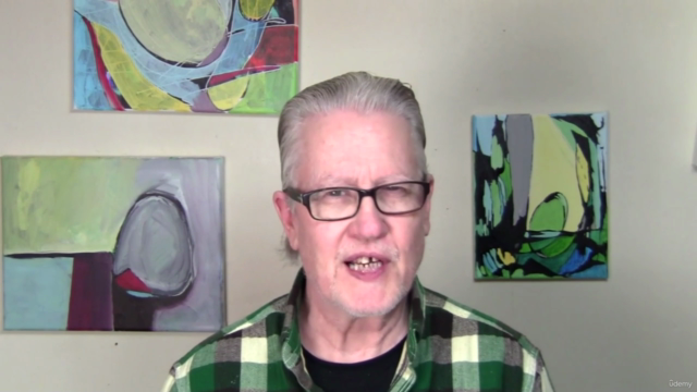 Acrylic Abstract Painting Workshop 10 with Andy Morris – Screenshot 1