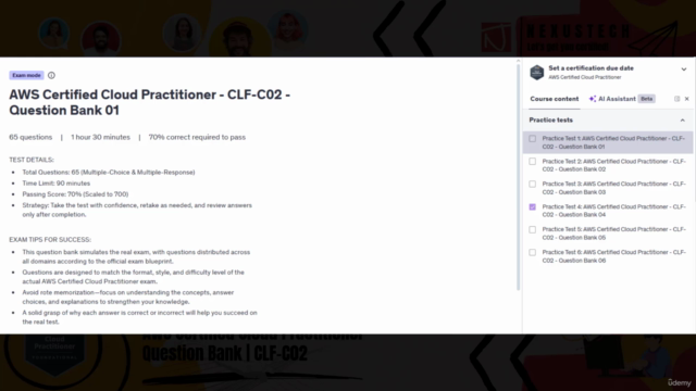 AWS Certified Cloud Practitioner - CLF-C02 - Question Bank – Screenshot 2