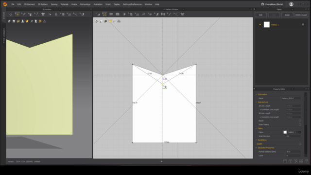 Marvelous Designer (ABC) Tools Practice Course for Beginners – Screenshot 1
