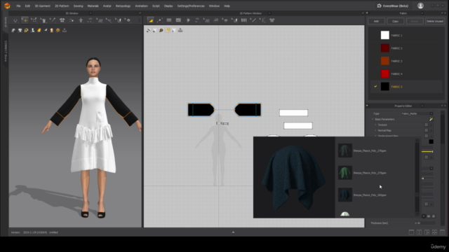 Marvelous Designer (ABC) Tools Practice Course for Beginners – Screenshot 4