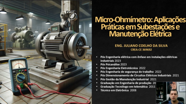 Ensaios Elétricos Avançados: Micro-Ohmímetro e Megômetro – Screenshot 1