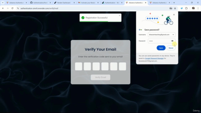 Advance MERN Authentication & Secure Email Integration – Screenshot 3