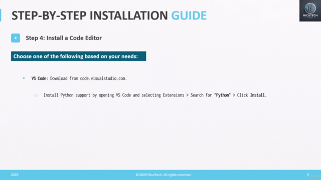 INTRODUCTION TO PYTHON - Hands-on course (no exam). – Screenshot 2