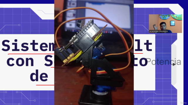 Sistema Pan-Tilt con Visión Artificial y ESP32-CAM – Screenshot 1