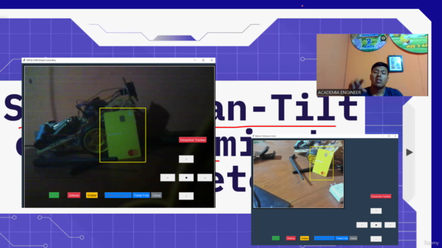 Sistema Pan-Tilt con Visión Artificial y ESP32-CAM – Screenshot 4