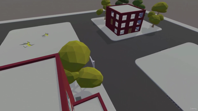 Procedural City Generation in Unity C#: Grid-Based & Modular – Screenshot 2