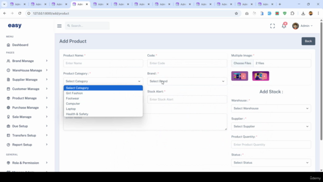 Laravel 12 Build Advanced Inventory Management System A-Z – Screenshot 1