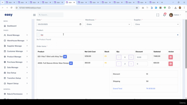 Laravel 12 Build Advanced Inventory Management System A-Z – Screenshot 2