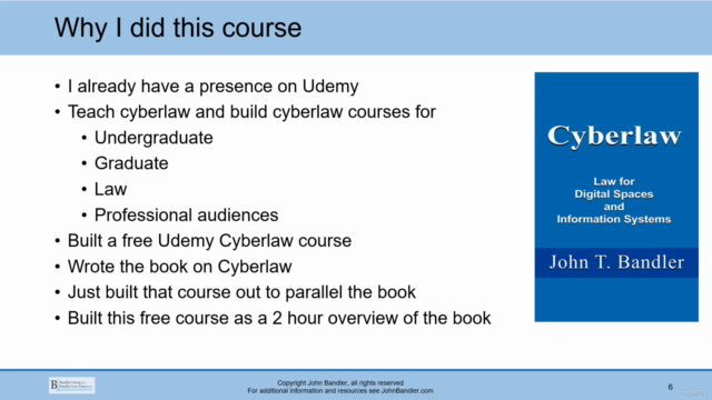 Cyberlaw: Law for Digital Spaces - The Mini Course – Screenshot 4