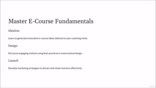 Certified E-Course Creation Masterclass for Coaches – Screenshot 1