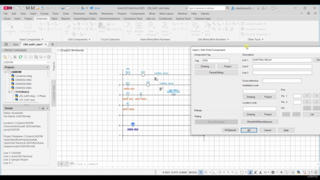 AutoCAD Electrical 2025: Tutorials, Exercises & Projects – Screenshot 1