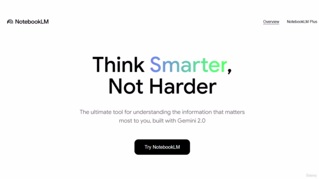 Google NotebookLM – Screenshot 1