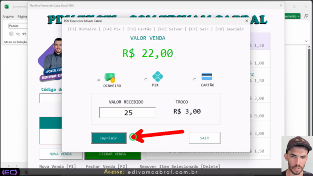 Parte 4 - Domine VBA Criando um PDV Simples no Excel – Screenshot 3