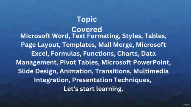 Complete Microsoft Office Masterclass Word Excel PowerPoint – Screenshot 4