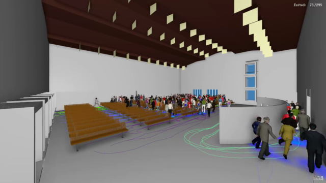 BIM 360: Simulação de Rotas de Fuga com Pathfinder – Screenshot 1
