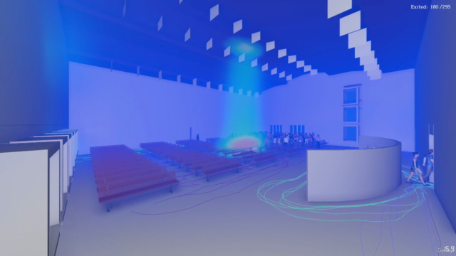 BIM 360: Simulação de Rotas de Fuga com Pathfinder – Screenshot 2