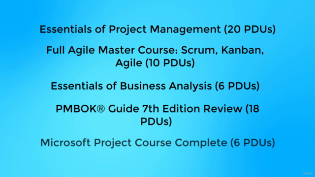 60 PDUs Full PMP Renewal Course. Renews PMP, CAPM, PMI-ACP – Screenshot 3