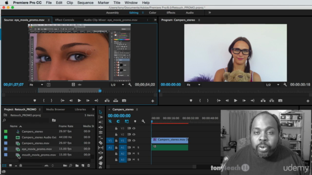 Learn to Edit Video w/ Adobe Premiere Pro in 10 Easy Lessons – Screenshot 4