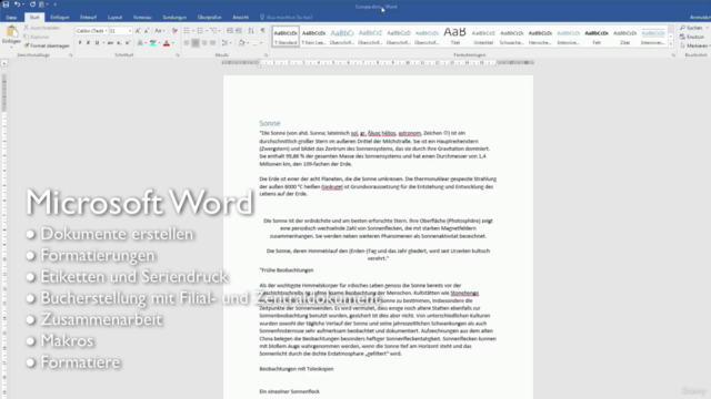 Microsoft Word Training – Von 0 auf 100 zum Word ECDL Profi – Screenshot 1
