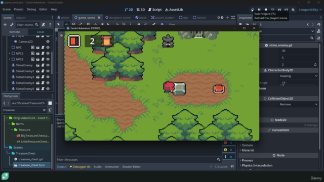 Godot 4: Build a 2D Action-Adventure Game – Screenshot 1