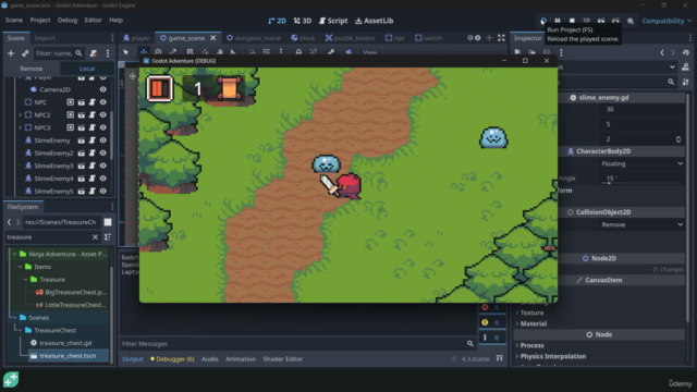 Godot 4: Build a 2D Action-Adventure Game – Screenshot 4