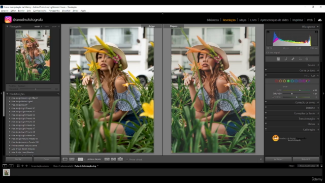 TRATAMENTO E COLORIZAÇÃO DE FOTOS NO LIGHTROOM – Screenshot 2