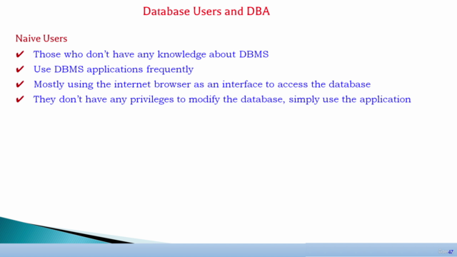 Data Base Management Systems(DBMS) – Screenshot 1