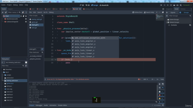 Learn Godot 3D: Develop Your Own 3D Games Using Godot 4 – Screenshot 1