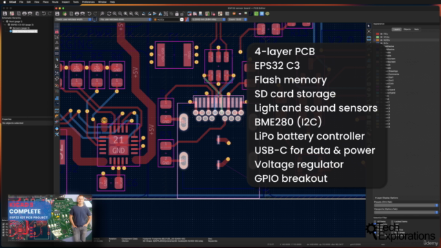 Advanced PCB Design with KiCad 9 – Screenshot 1