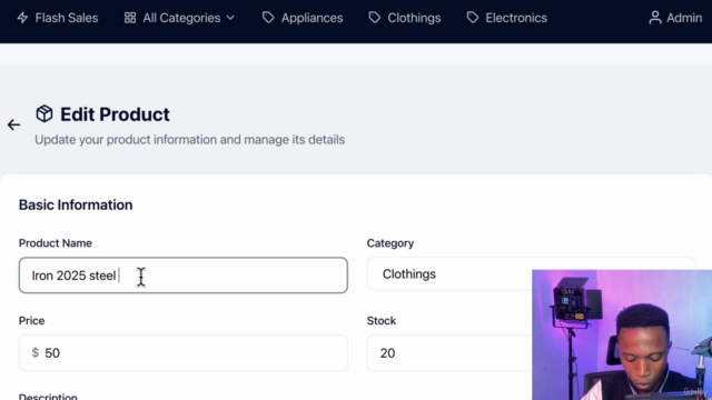 Build Complex Fullstack E-Commerce Project Using Cursor AI – Screenshot 3