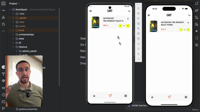 Multi-Modular Ecommerce App for Android & iOS (KMP) – Screenshot 2